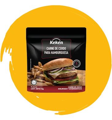 Carne de cerdo para hamburguesas