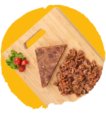 Chicharrón prensado