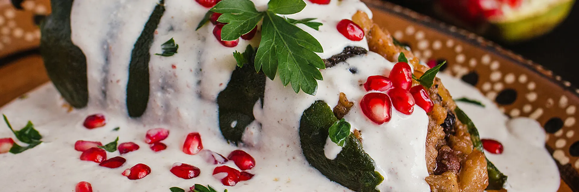 Los tradicionales chiles en nogada