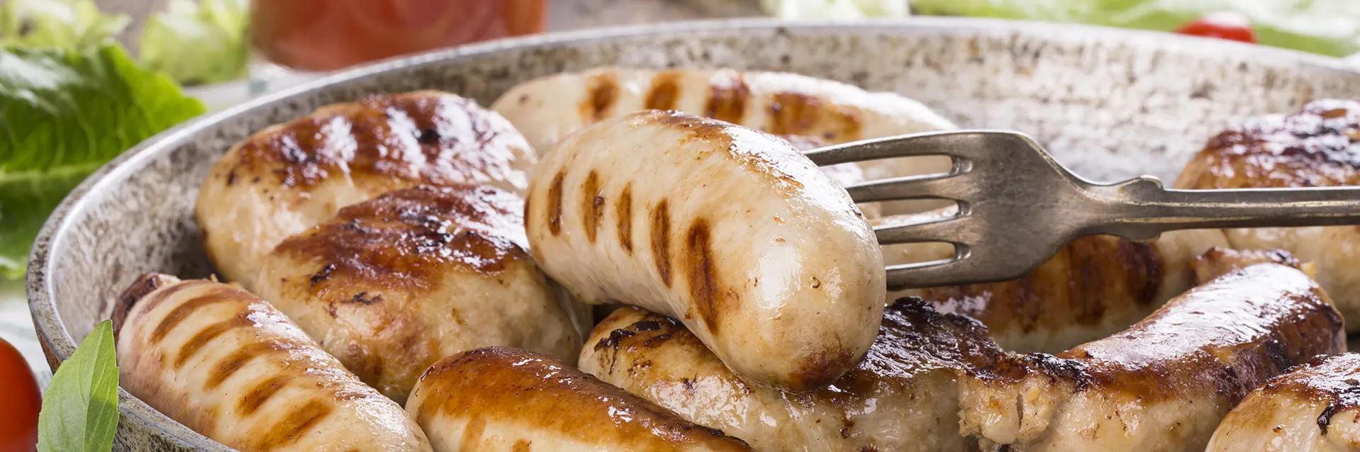 Salchichas de pollo caseras